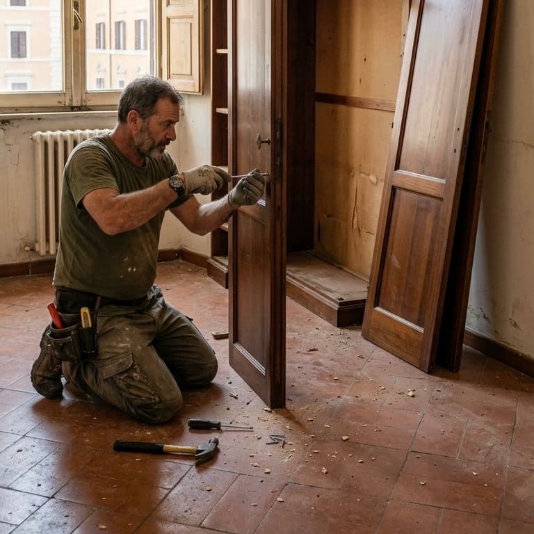 Ritiro mobili usati Roma — smontaggio e carico sul furgone